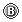 The icon for The Backloggery, A silver circle with a white B in the centre.